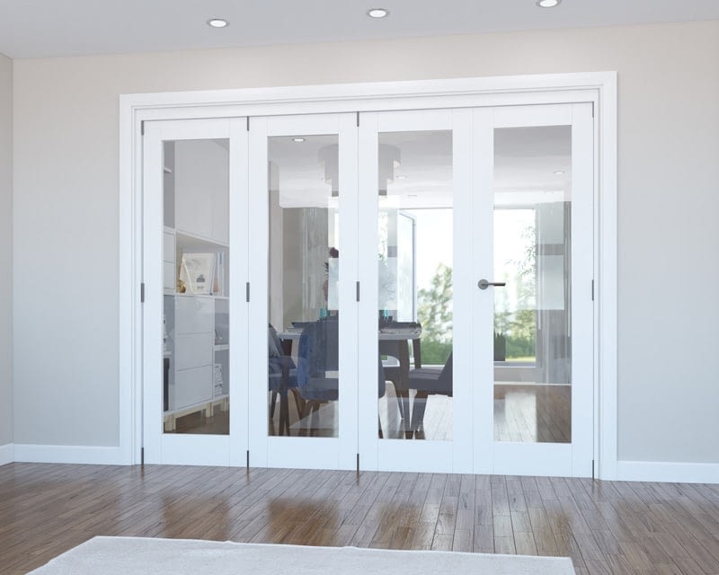 Vision White Primed 2517mm Bi-Fold | Aspire Doors