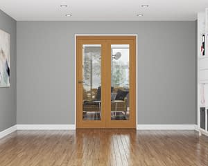 2 Door Affinity Fully Finished Oak Internal Bifold