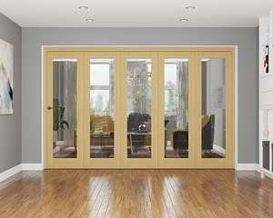 5 Door Repute Unfinished Oak Internal Bifold