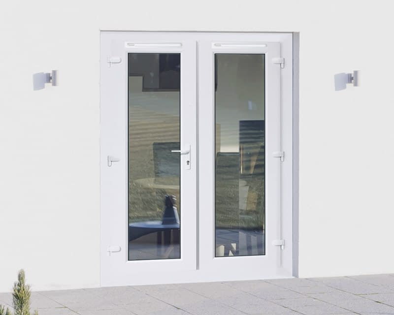 1.5m White UPVC French Doors Aspire Doors