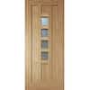 Newton Unfinished Oak External Front Door - Cutout