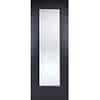 Eindhoven Black Glazed 1 Light Internal Door