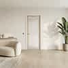 Blonde Oak Melrose Reeded Glazed Door
