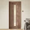 Walnut Sofia Glazed 1 Light Door
