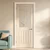 Blonde Oak Mexicano Glazed Door