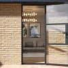 Grey Heritage Single Door - Open