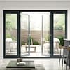 2700mm grey external french door 