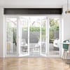 2700mm white external french door 