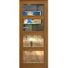 Fully finished glazed door