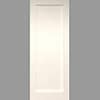 White primed panelled door