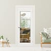 White Primed 1 Light Internal Door