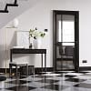 Black Greenwich Glazed Internal Door Lifestyle