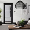 Tribeca Black Glazed Internal Door Lifestyle