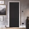 Black Tribeca 3 Panel Internal Door Lifestyle
