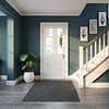 Canterbury White 2 Panel 6L Glazed Door