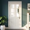 Canterbury White 2 Panel 6L Glazed Door