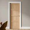 Oak Shaker 4 Panel Unfinished Door
