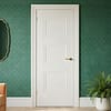 White Amsterdam 3 Panel Door
