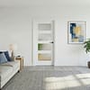White Contemporary Glazed 4 Light Door
