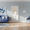 White Downham Unglazed 9 Light Door