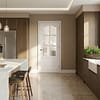 White Kent Glazed 6 Light Door
