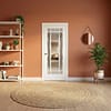 White Manhattan Glazed 9 Light Door