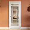 White Manhattan Glazed 9 Light Door
