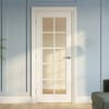 White Moulded SA 10 Light Glazed Door