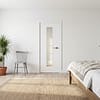 White Primed Santandor Glazed 1 Light Door