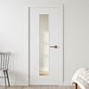 White Primed Santandor Glazed 1 Light Door