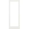 Shaker Glazed 1 Light White Primed Door