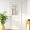 White Toledo Glazed Door