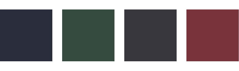 Dark colours swatch