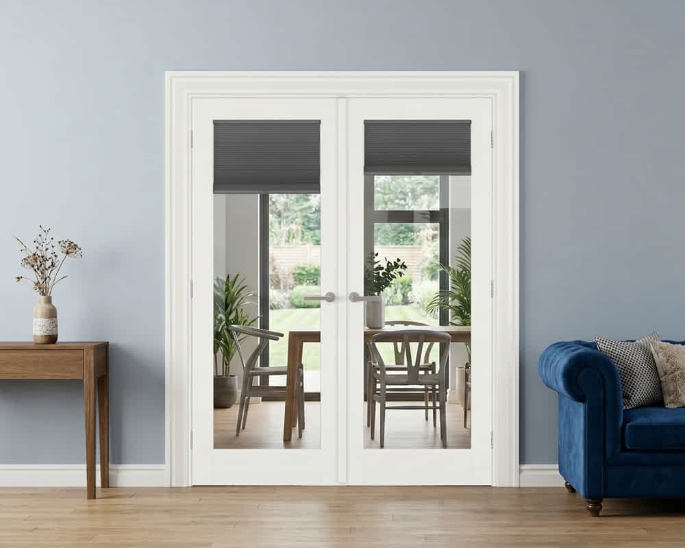 Internal French Doors with blinds