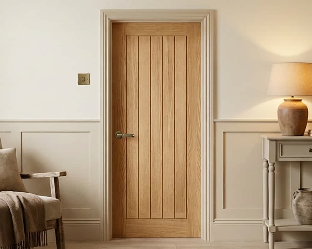 Oak Belize Internal Door - Lifestyle Shot