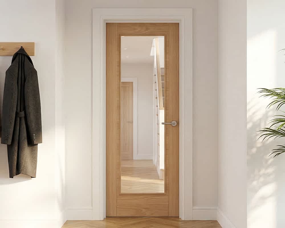 Vancouver Prefinished Oak Pattern 10 Internal Door