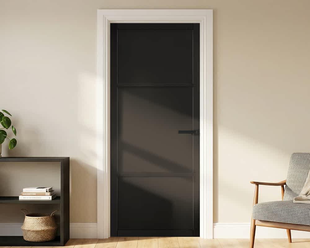 Black Sutton Door