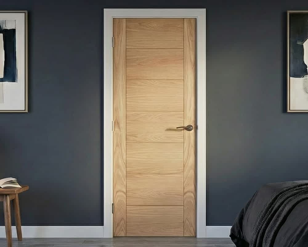 Oak Carini 7 Panel Door