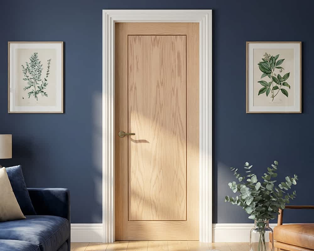 Oak Inlay 1 Panel Door