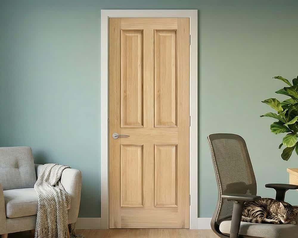 Oak Regency 4 Panel RM2S Door