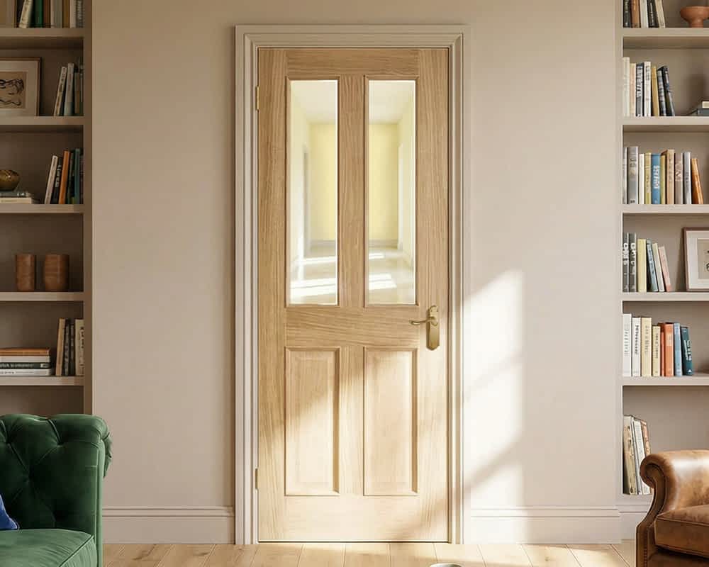 Oak Richmond Glazed 2 Light RM2S Door
