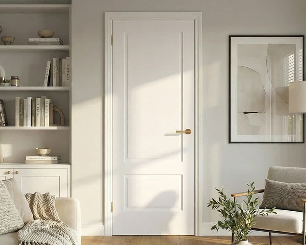 White Brooklyn 2 Panel Door