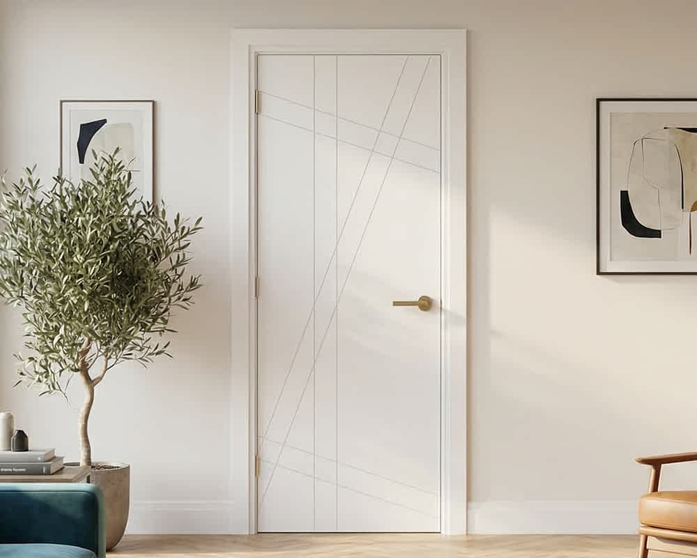 White Hastings Door