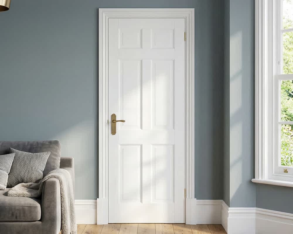 White Regency 6 Panel Door