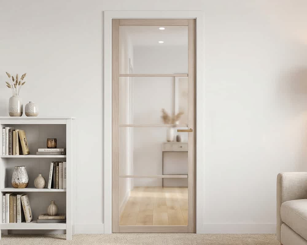 Blonde Oak Soho Glazed Door