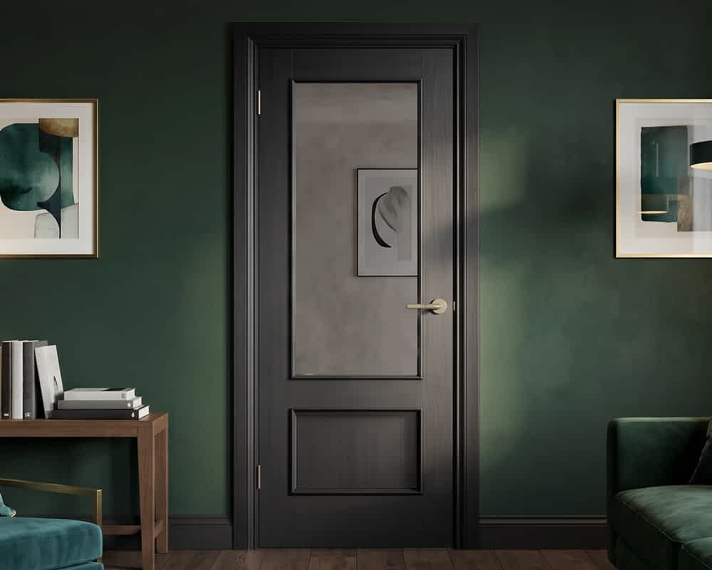 Charcoal Black Murcia Glazed Door