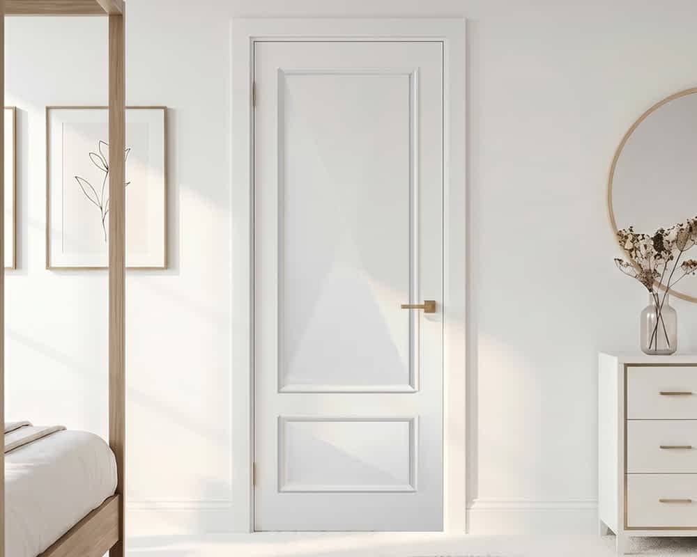 Knightsbridge White 2 Panel Door
