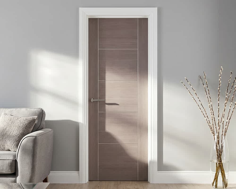Medium Grey Laminated Vancouver Door