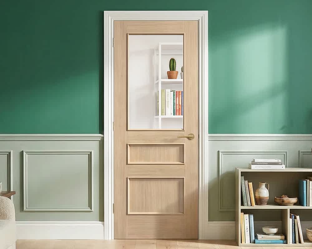 Oak Toledo Glazed Door