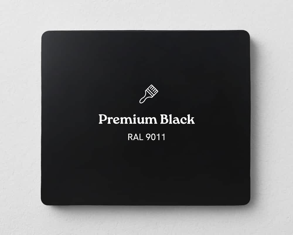 Premium Matt Black Finish
